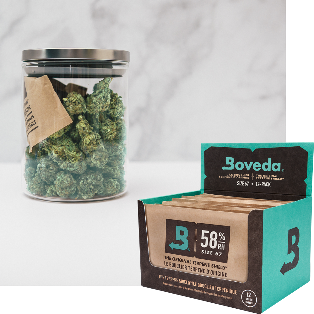 Boveda Size 67 for Cannabis, 58% RH 12-Pack