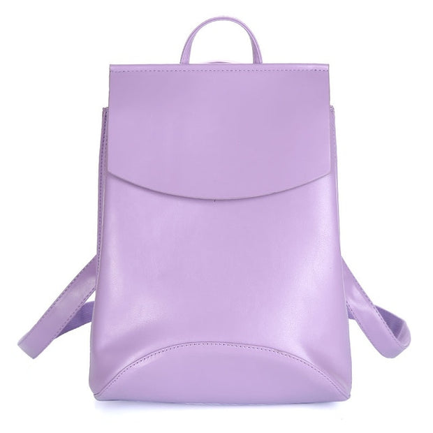 plain purple backpack