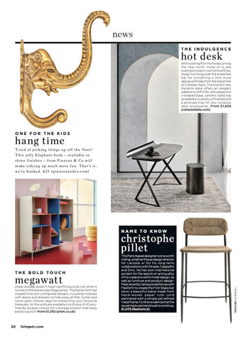 Living ETC Elephant Hook featured in March edition