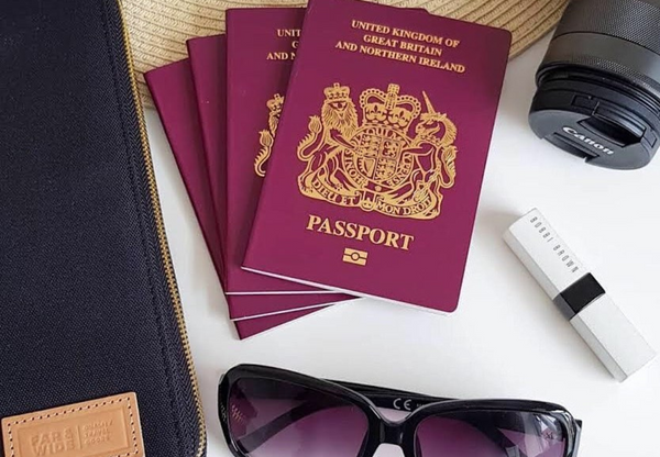 Customer image of the Far & Wide Family Passport Holder in use