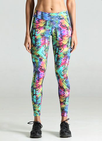 Women's printed running leggings| Dona Jo – Dona Jo Fitwear