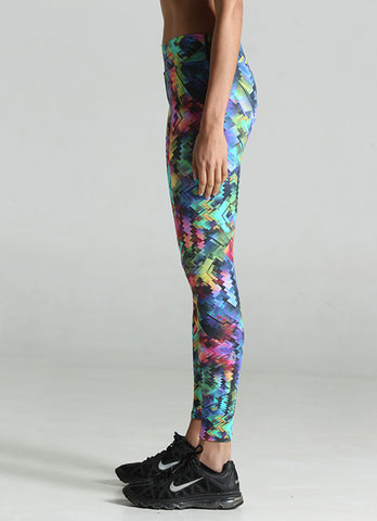 Women's printed running leggings| Dona Jo – Dona Jo Fitwear