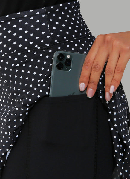 skirted legging with smart phone pockets | Dona Jo
