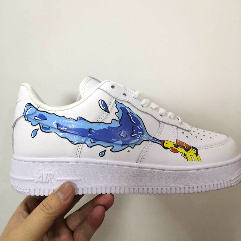 nike air force 1 with customizable swoosh