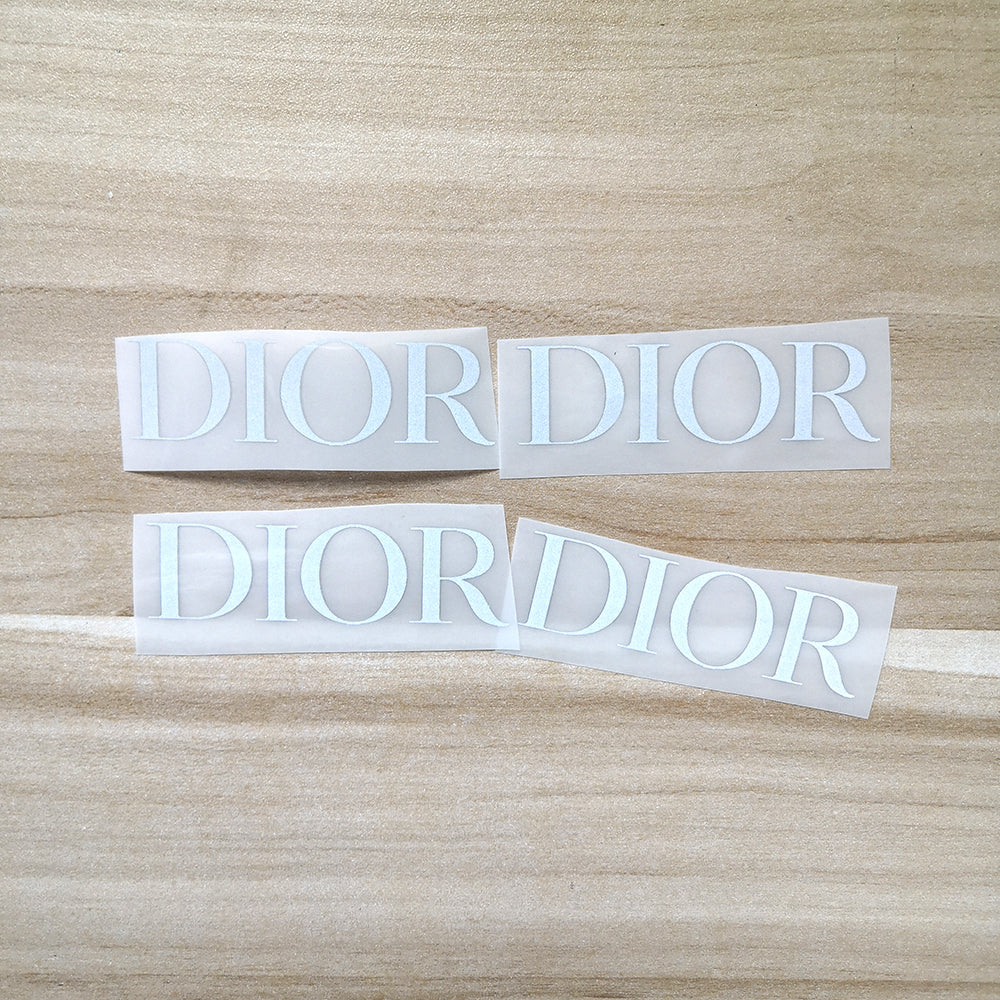 dior reflective sticker