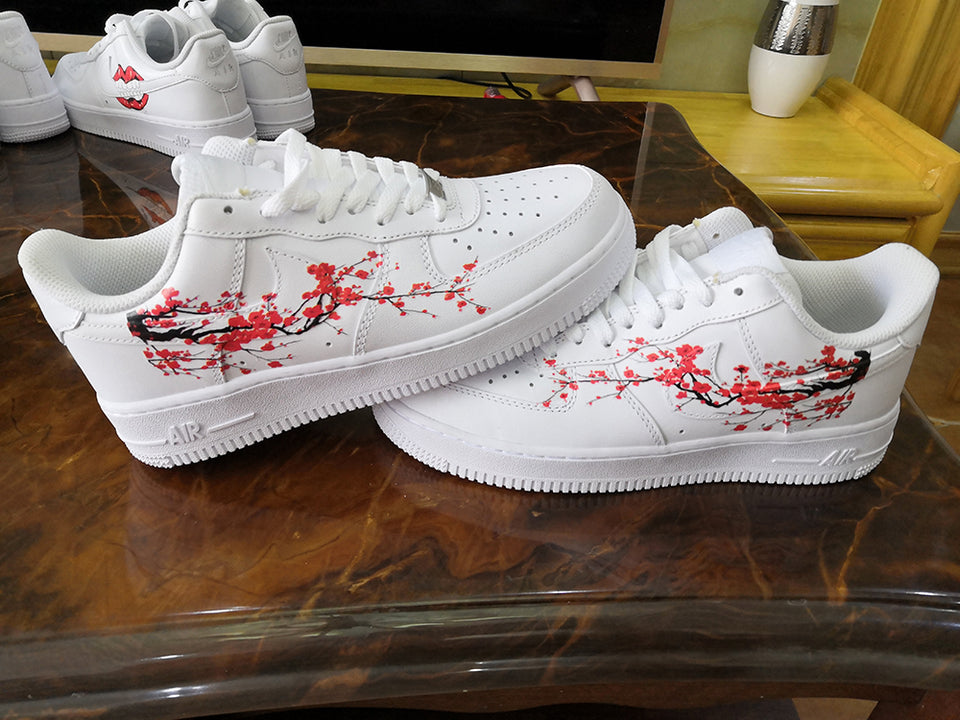 nike air force 1 custom flower