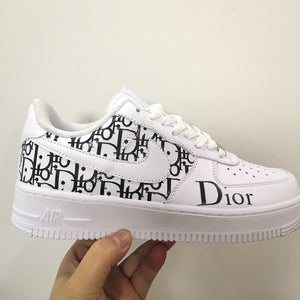 pink dior air forces