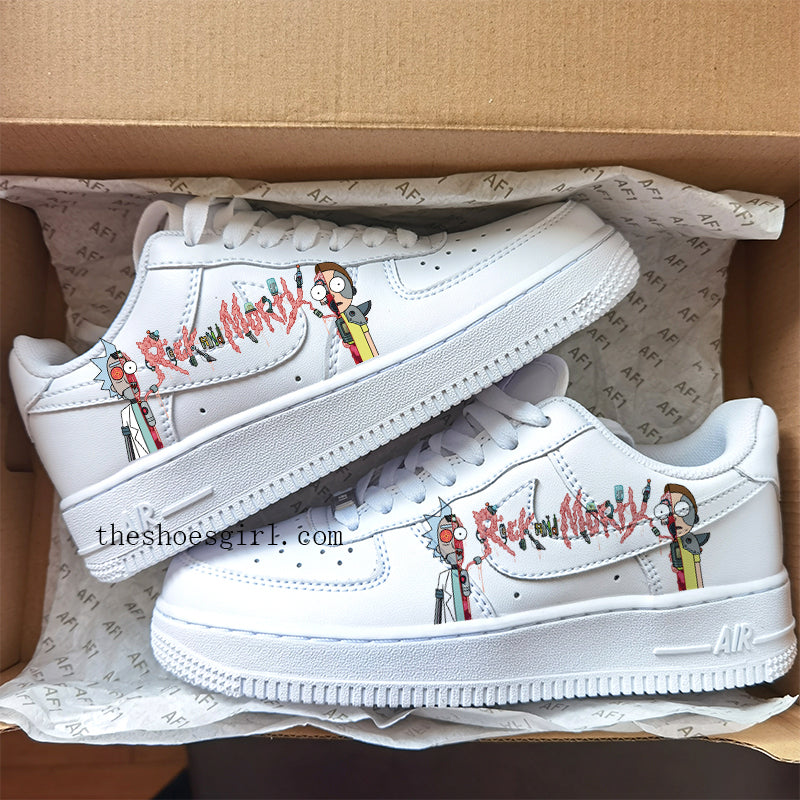 rick and morty custom air force 1