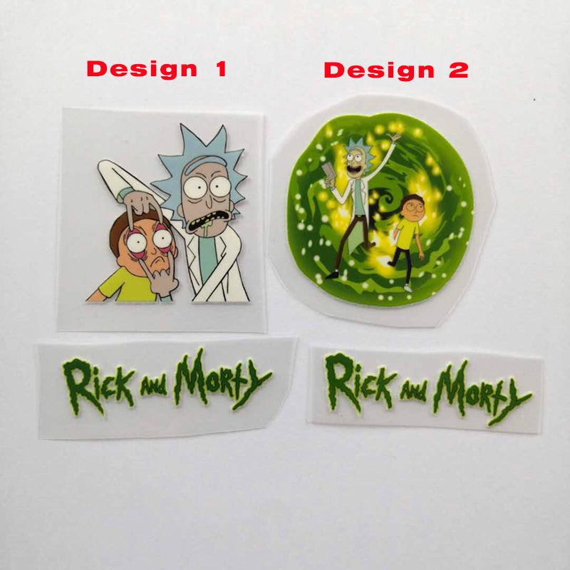 rick and morty custom air forces