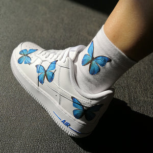 custom butterfly embroidered nike air force 1 low