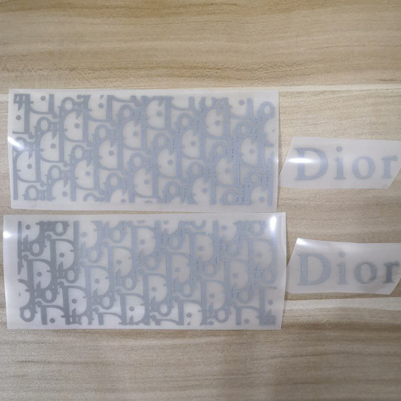 dior reflective sticker