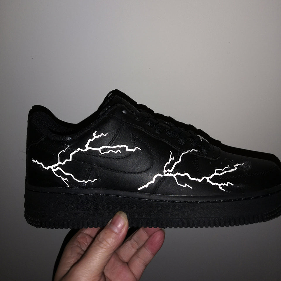 lightning reflective air force 1s