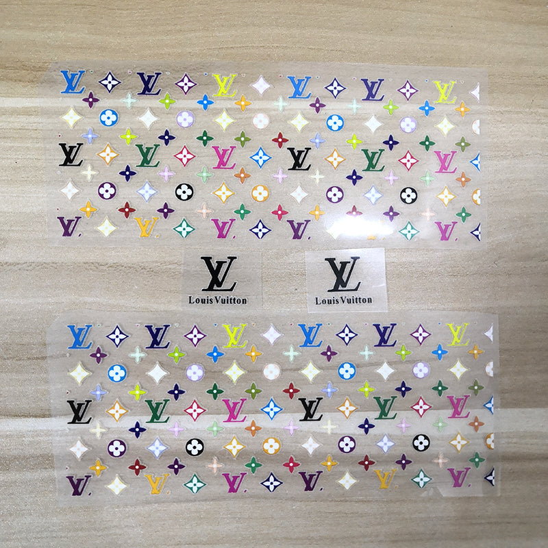 Colorful LV Patches for Custom Air Force 1 LV, Rainbow LV Patches For – theshoesgirl