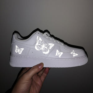 air force 1 butterfly reflective