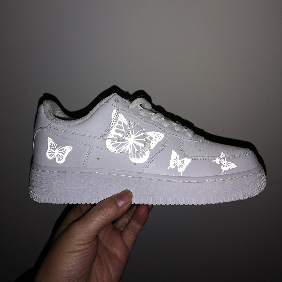 air force 1 reflective butterfly