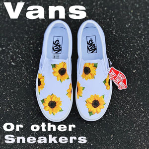 vans sunflower sneakers