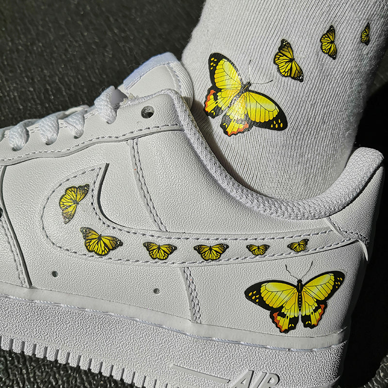 nike with butterflies