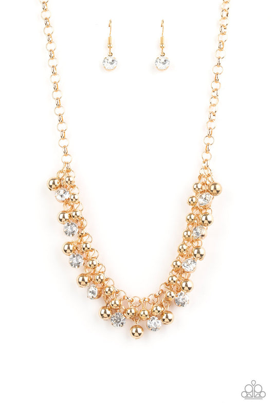 Paparazzi Empire State Shimmer - Gold necklace
