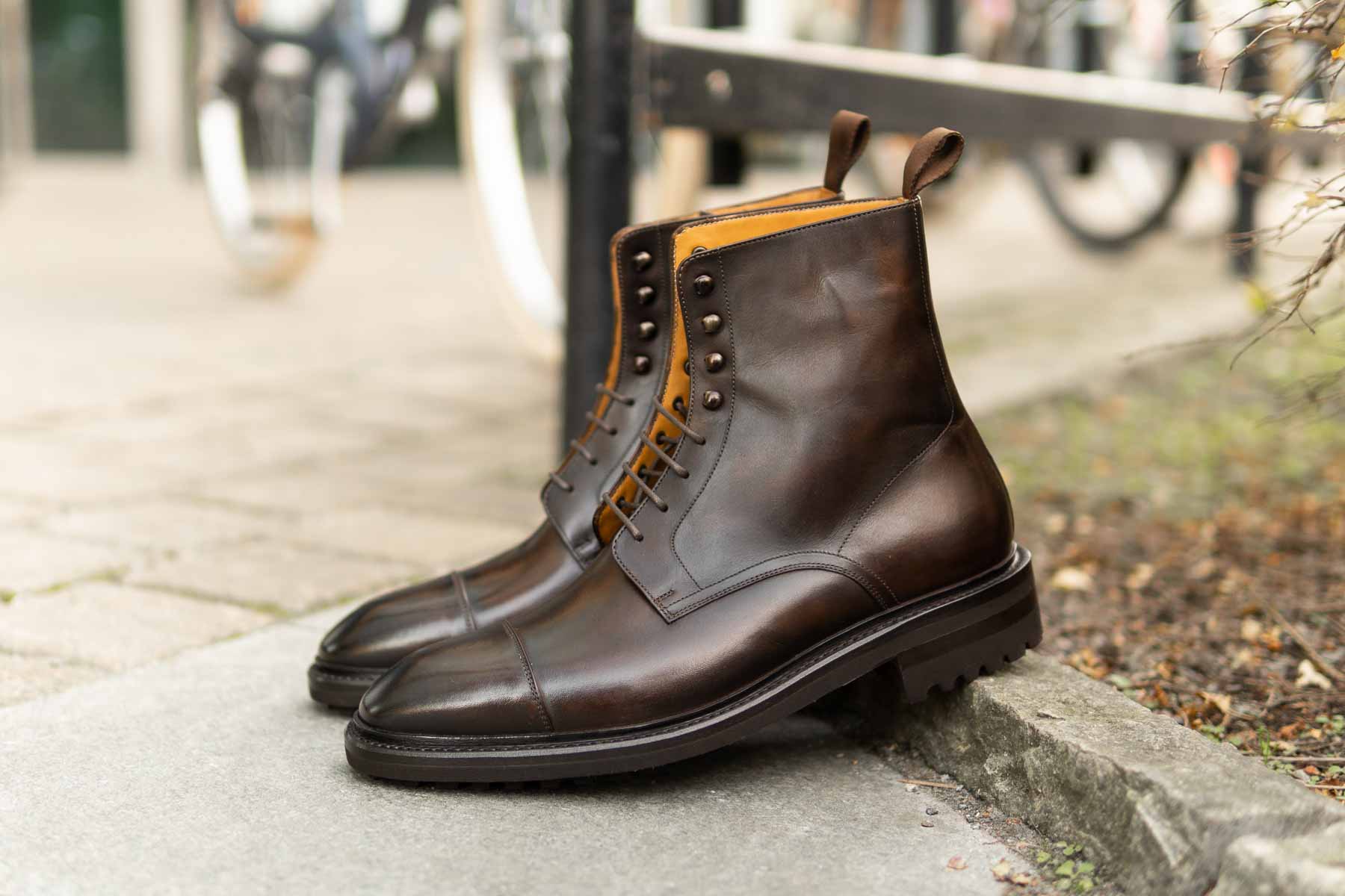 Carlos Santos 8866 Jumper Boots in Coimbra Patina | The Noble Shoe