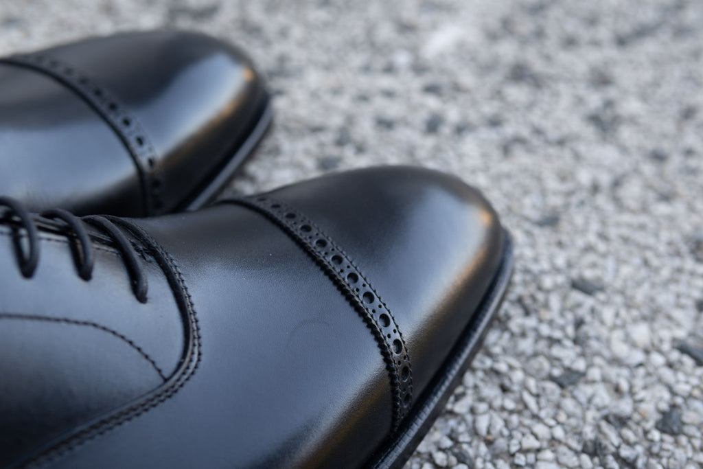 Crockett & Jones Belgrave Handgrade Black Oxford | The Noble Shoe