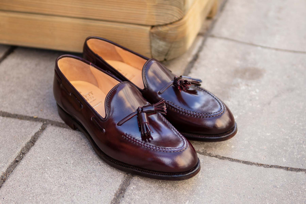 Crockett & Jones Cavendish Tassel Loafer In Color 8 Shell Cordovan ...