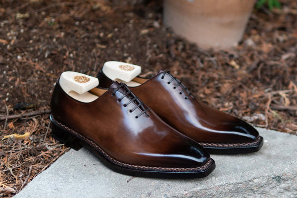 Paolo Scafora Split Toe Derby In Positano Calf