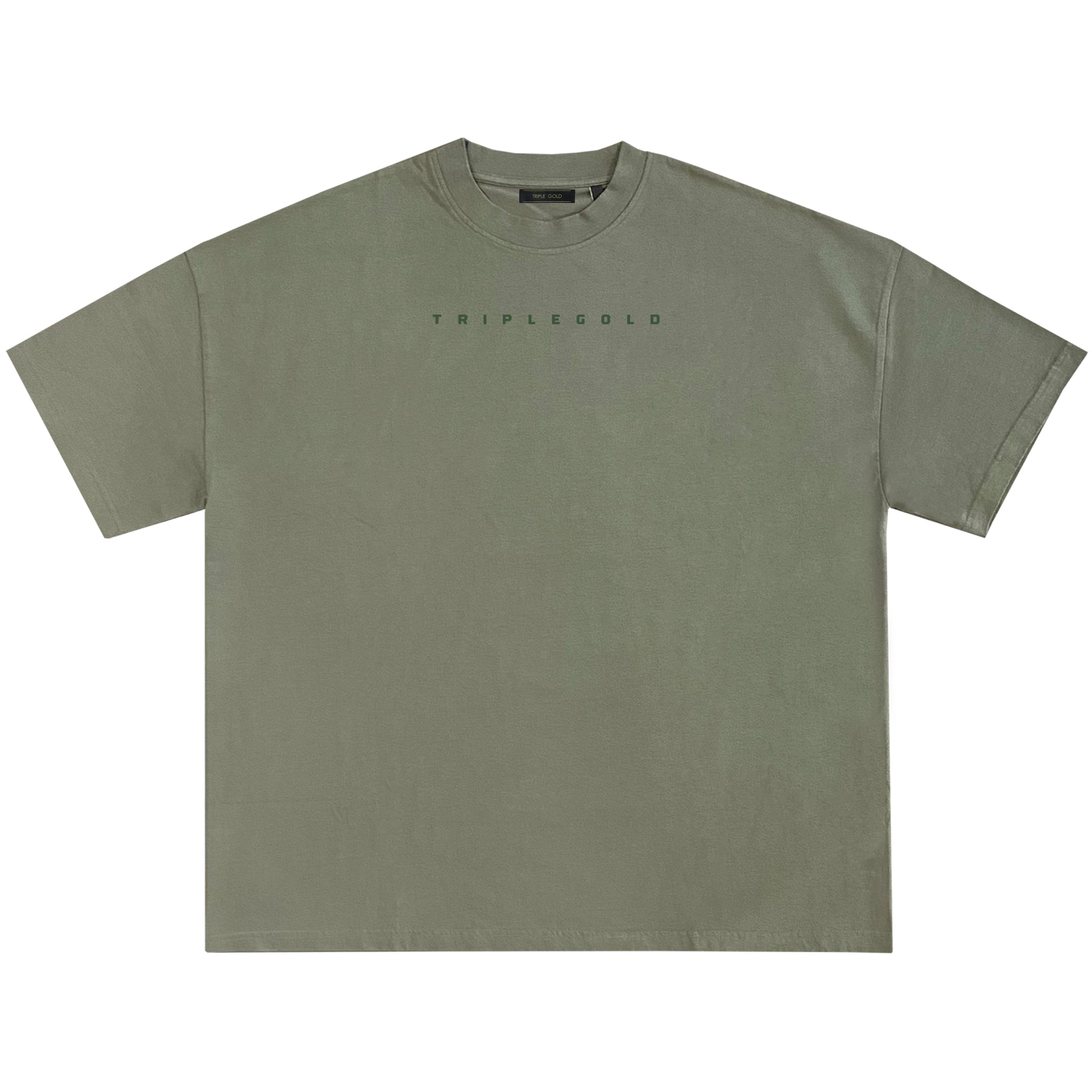 Olive Tag T-shirt – Triple Gold