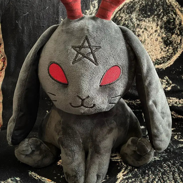 Pickety Pals - "Beelzebun" - Demonic Bunny Plushie - READY TO SHIP