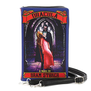 Dracula Book Crossbody Clutch - READY TO SHIP - Witchwood Bags