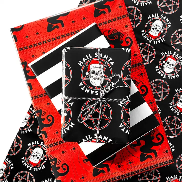 Krampus Wrapping Paper - READY TO SHIP