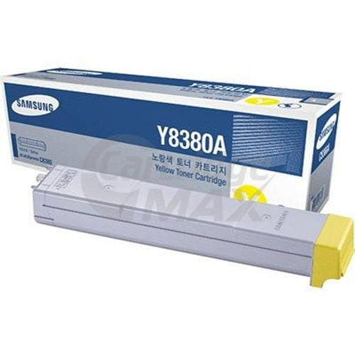 Original Samsung CLX-Y8380A Yellow Toner Cartridge - 15,000 pages @ 5%
