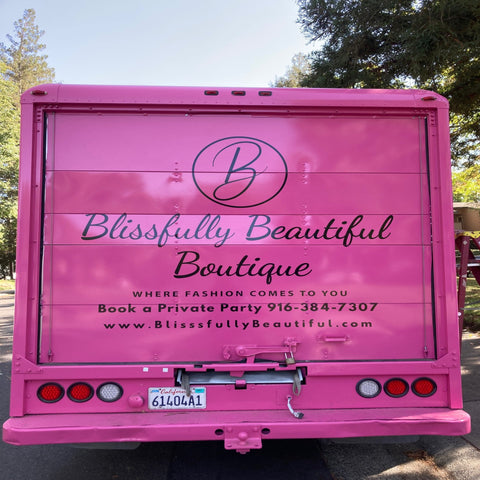 book a private shopping party, fashion truck, pink truck, mobile boutique, pink fashion truck citrus heights, pop up shop parties and events