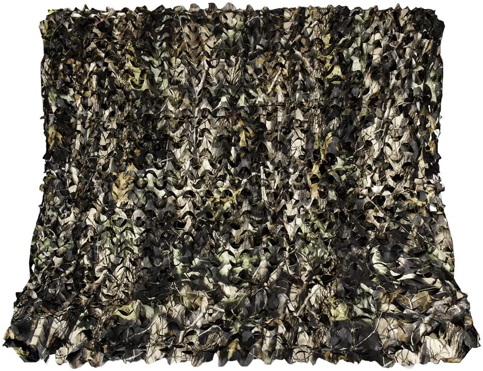 Camo Netting, 3D Bionic Tree Camouflage Netting Blind Material for Hunting Covering Party Decoration Multi-Size