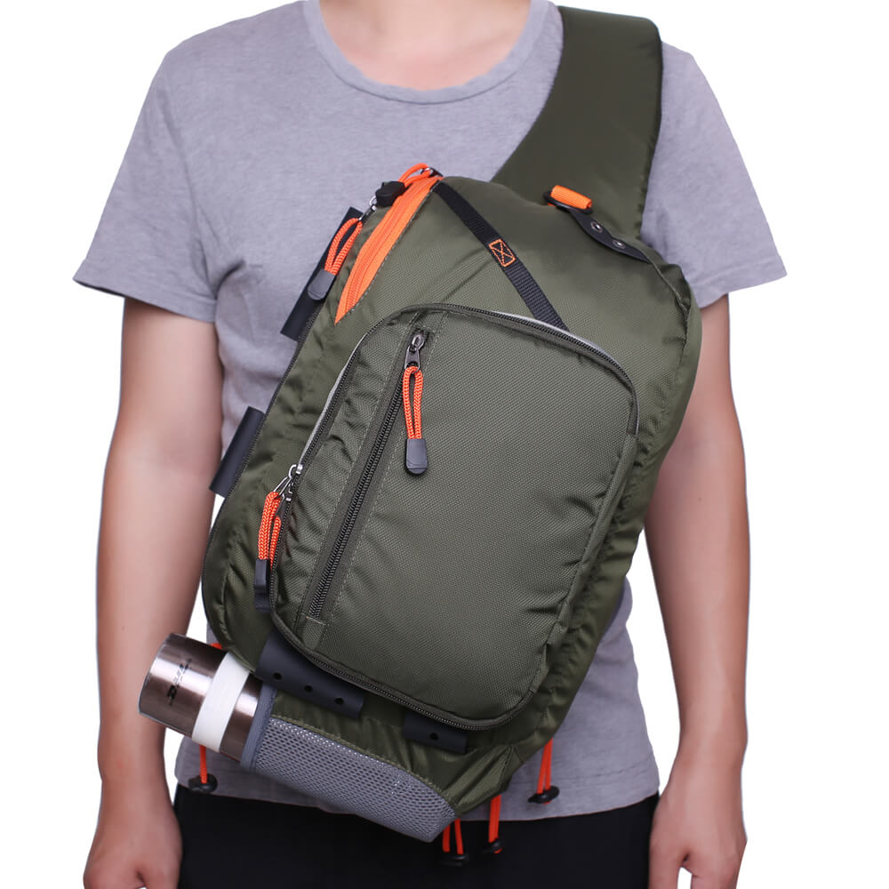 Maxcatch Fly Fishing Sling Pack Adjustable Size (V-comf Sling Pack)