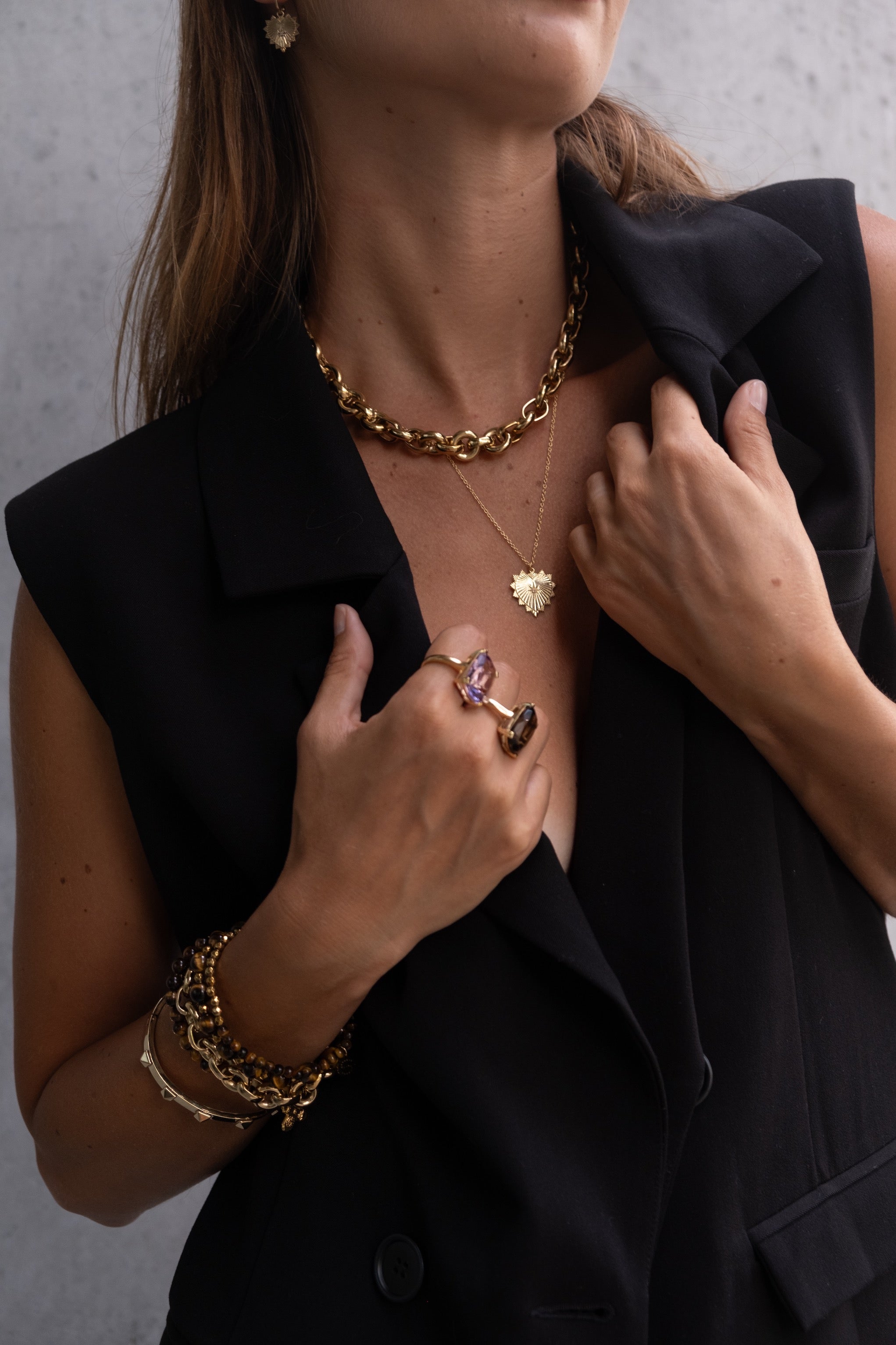 Mix and match Silk & Steel jewellery across collections