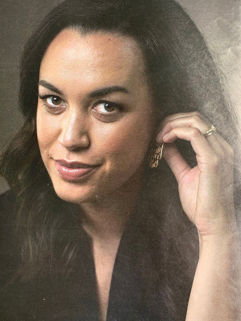 Kanoa Lloyd Sunday Magazine Silk & Steel Jewellery Regal Earrings