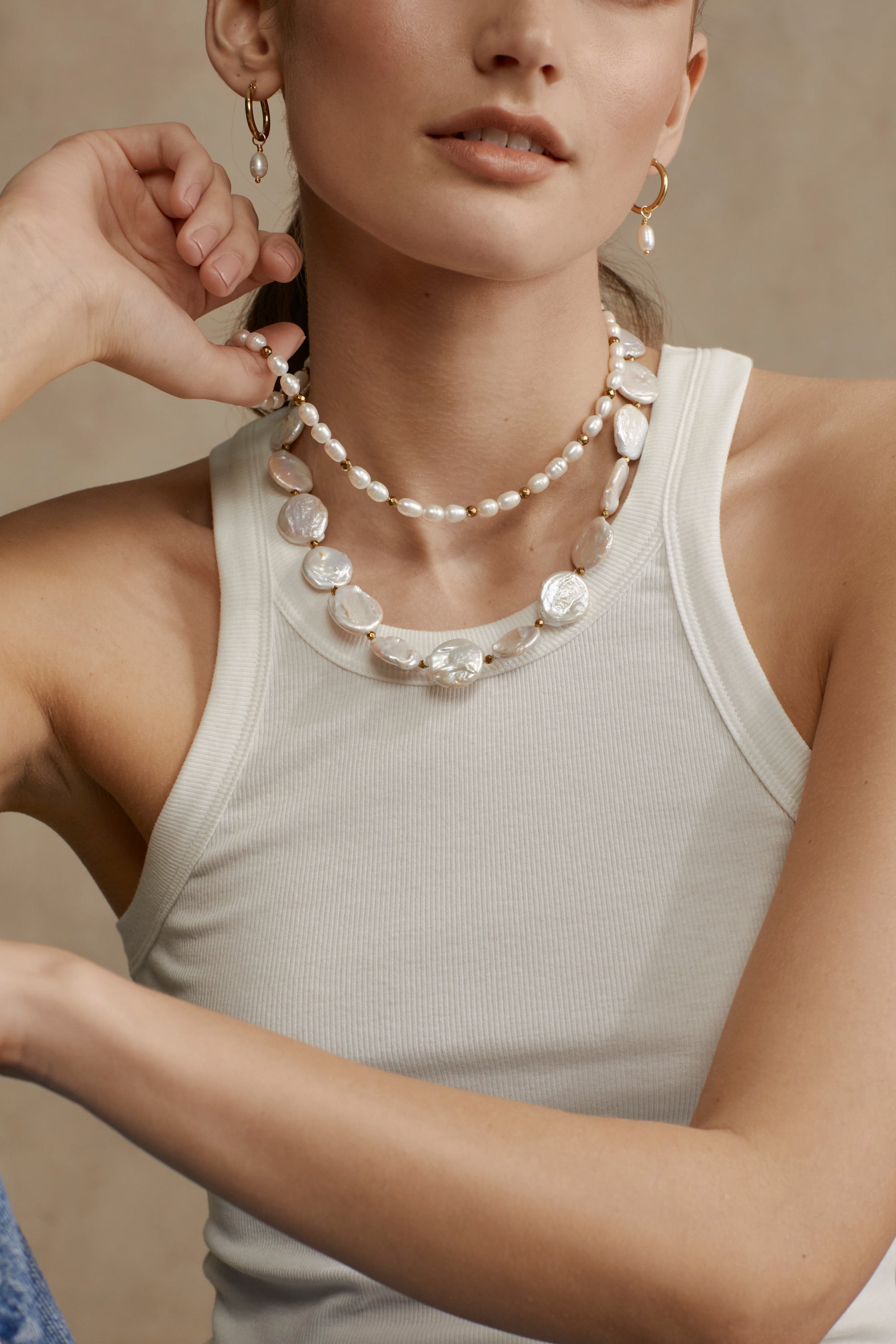 Silk & Steel Azura Collection - La Mer and Resort Pearl Necklaces lookbook
