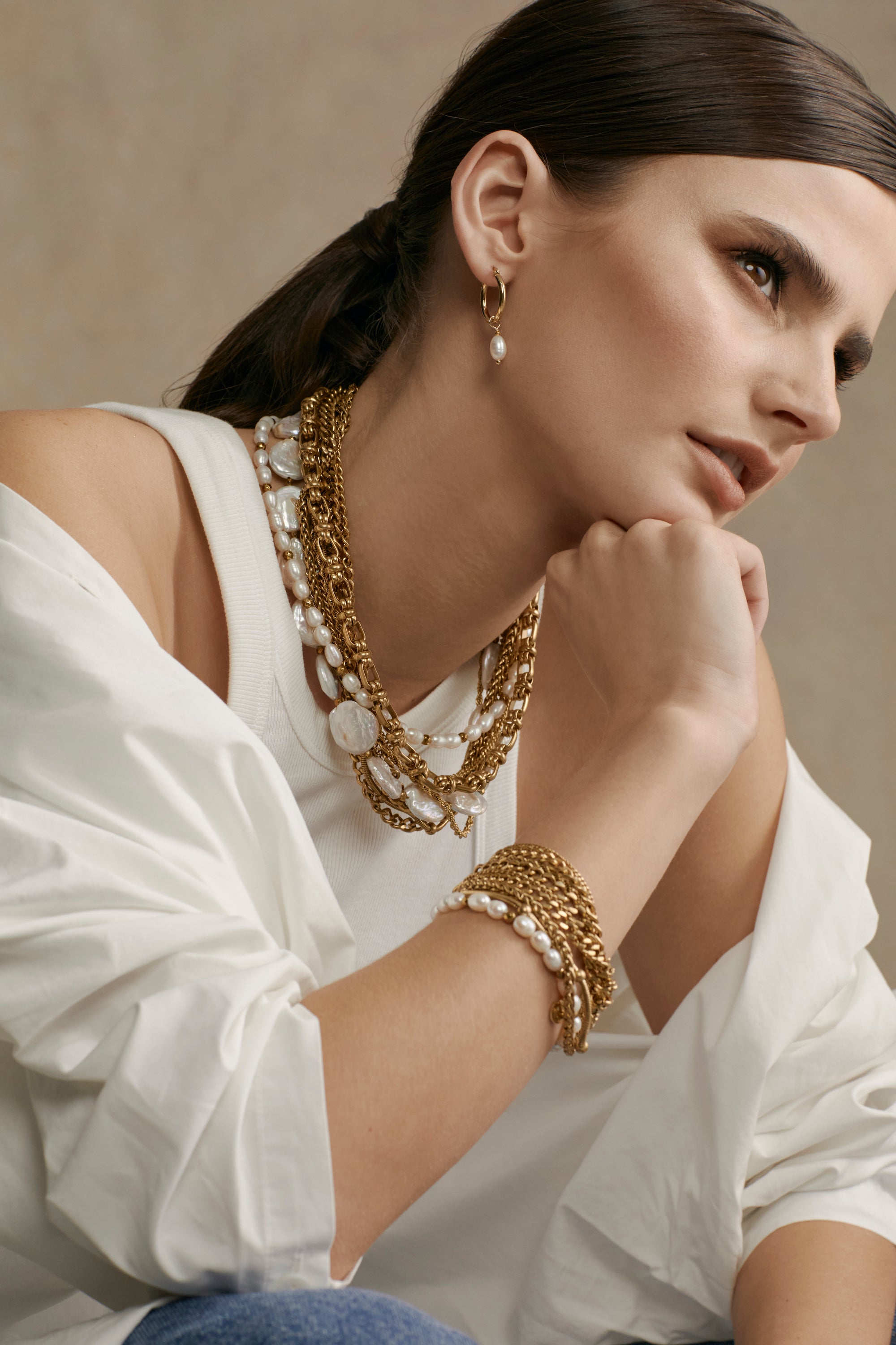 Silk & Steel Jewellery How to style your pearls like a maximalist