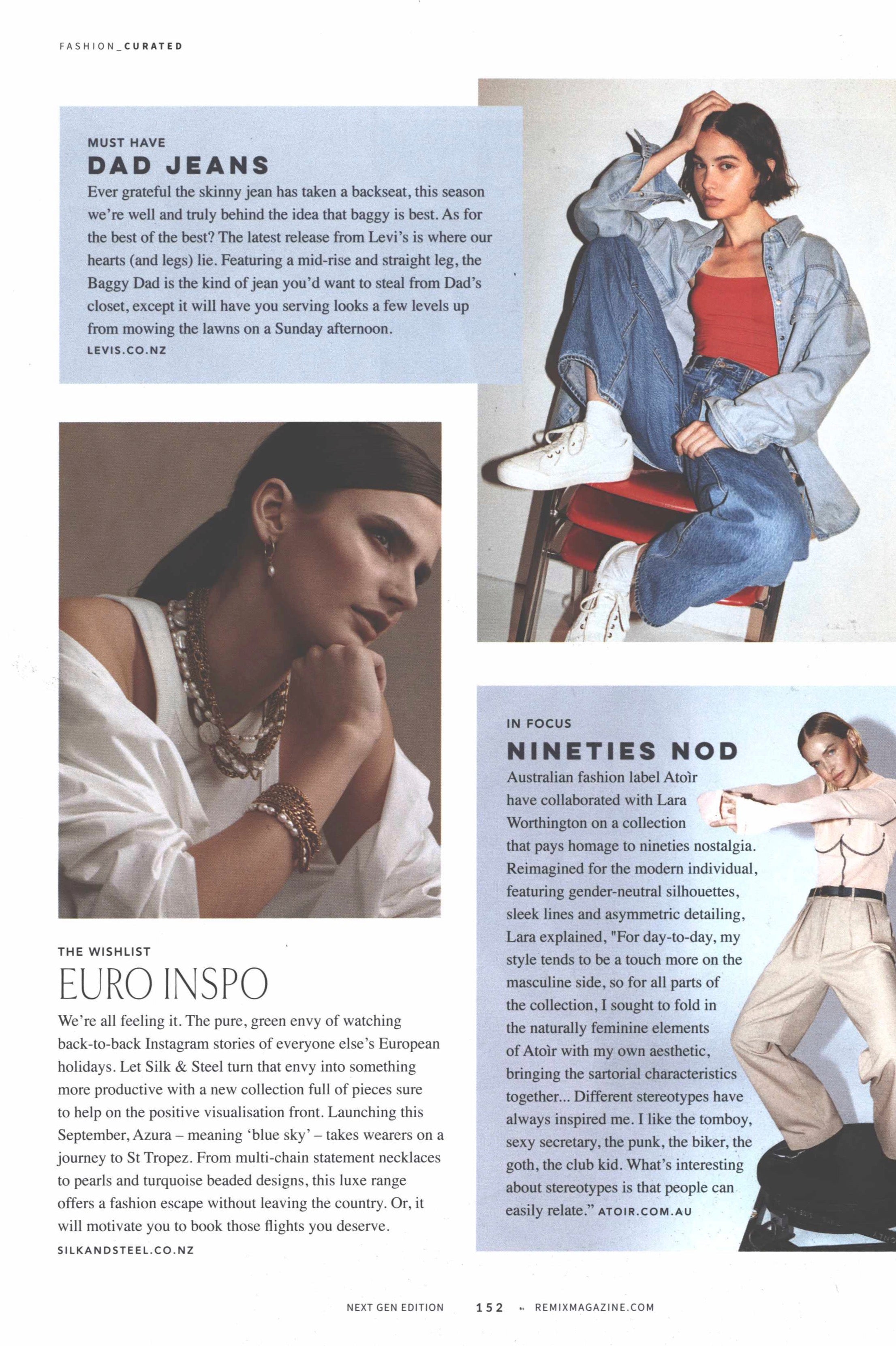 Silk & Steel Jewellery Azura Collection Remix Magazine