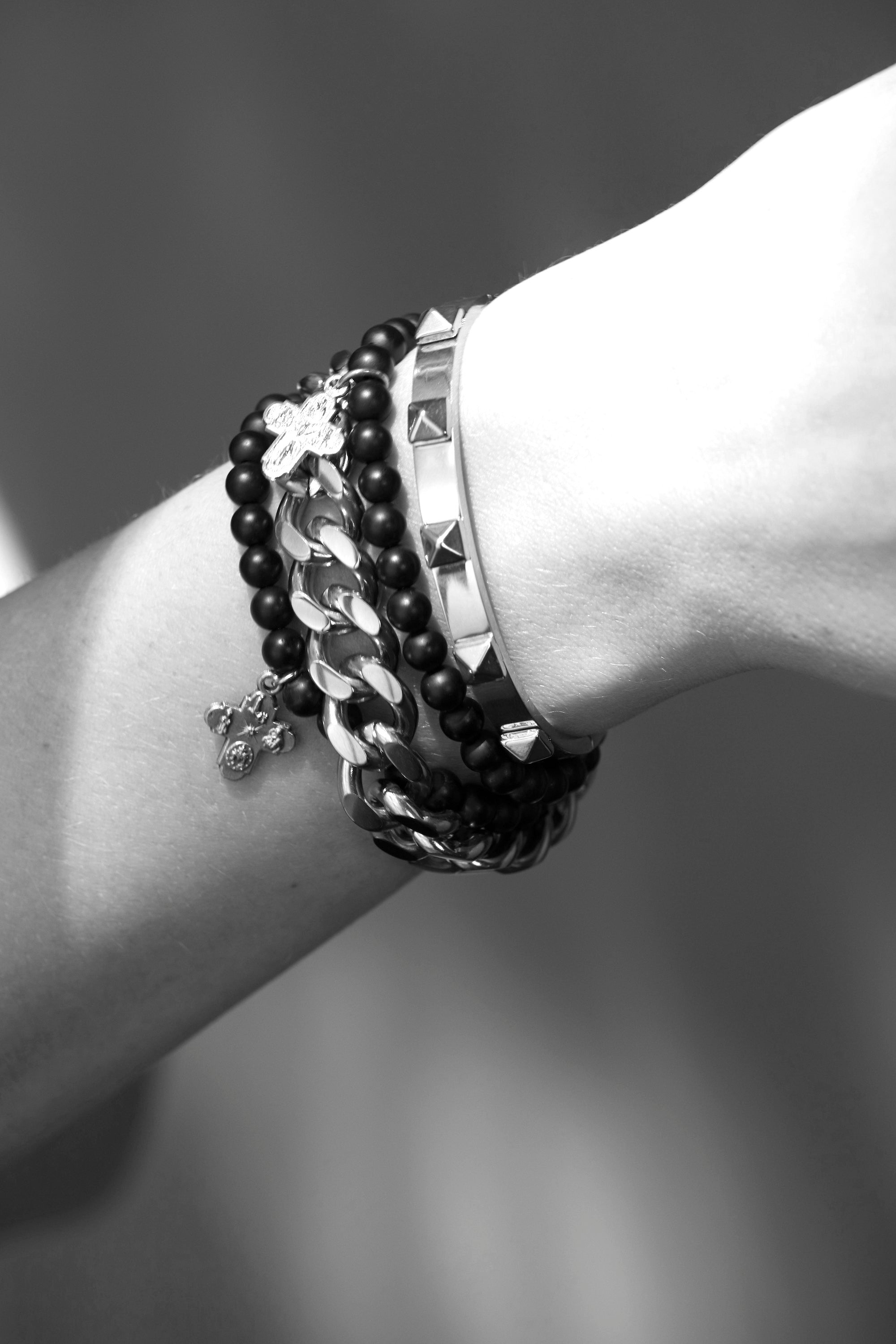 Jewellery styling - stacking bracelets