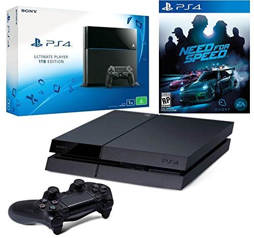  Sony - PlayStation 4 Pro Console (3002470) Jet Black - 1TB -  Renewed : Video Games