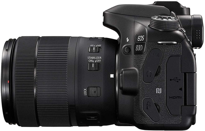 Canon Eos 80d 18 135mm Is Usm Lens Kit 24 2 Mp Slr Camera Black Tradezone Ac