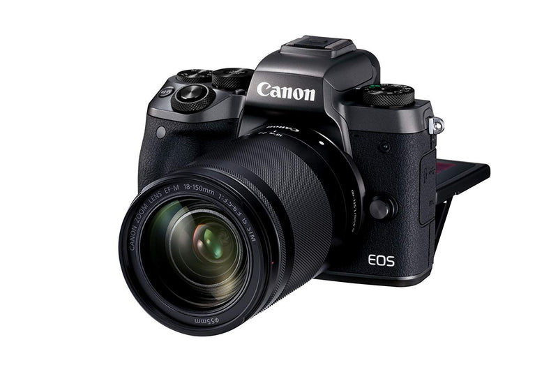 EOS M5 EF-M 18-150mm f/3.5-6.3 IS STM Lens, Black –