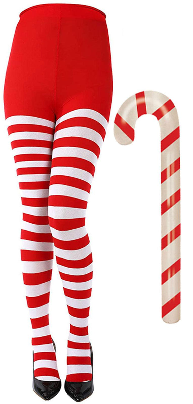 Candy Stripe Christmas Leggings  Christmas leggings, Christmas leggings  outfit, Candy stripes