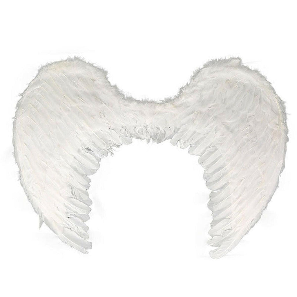 Adult Halloween Angel Wings Cape Deluxe Fairy Fancy Dress Costume Accessory  Hen