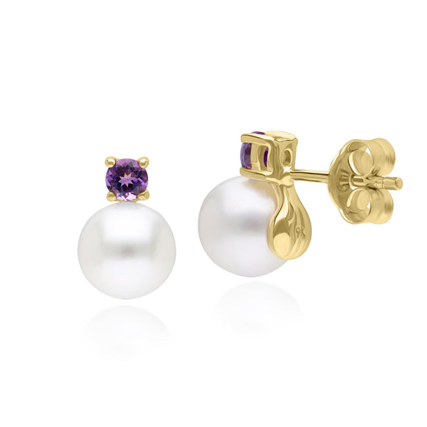 Amethyst Pearl Gemstone 925 Sterling Silver Dangle Earrings at Rs 1399/pair  | Panchyawala | Jaipur | ID: 2852759260230