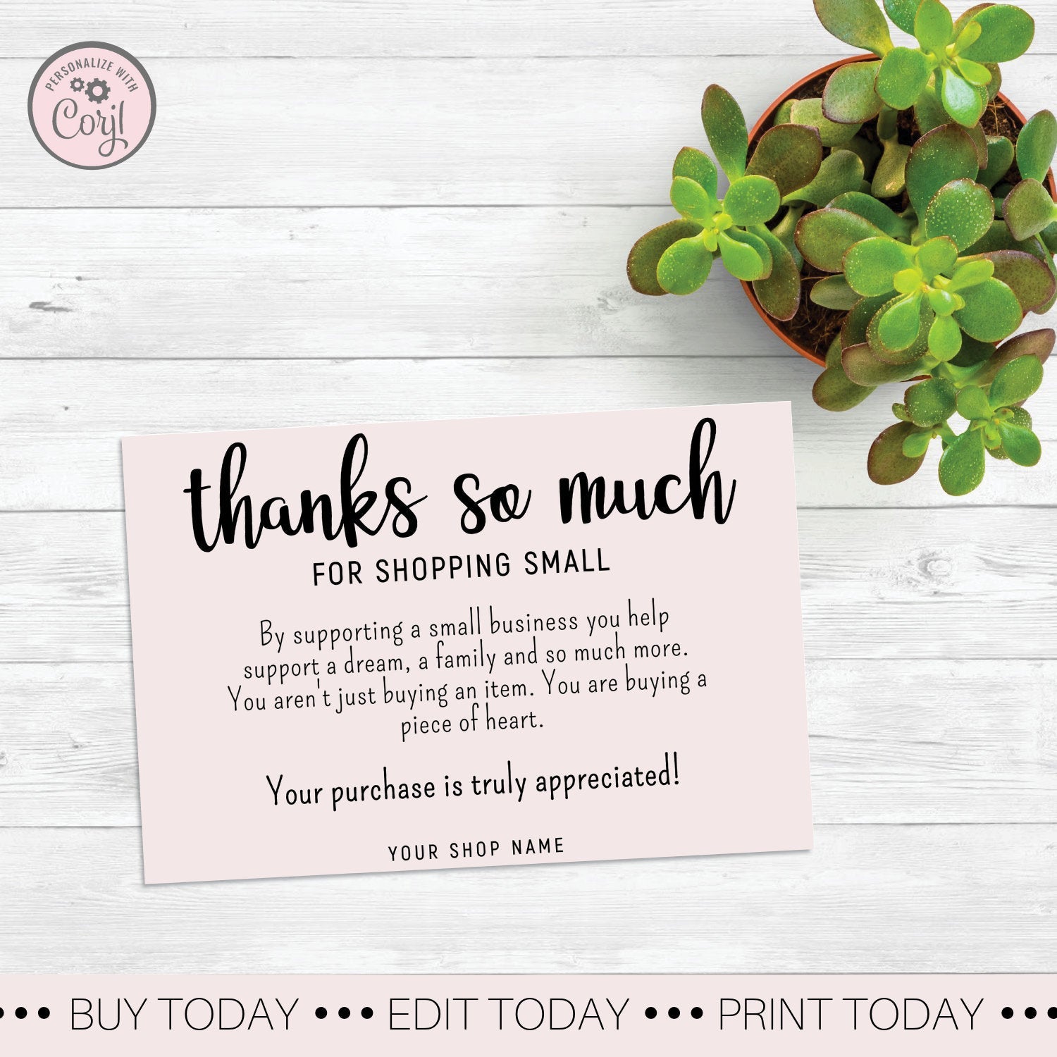 thank you for supporting my business template