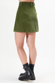 Sara Mini Skirt - Olive