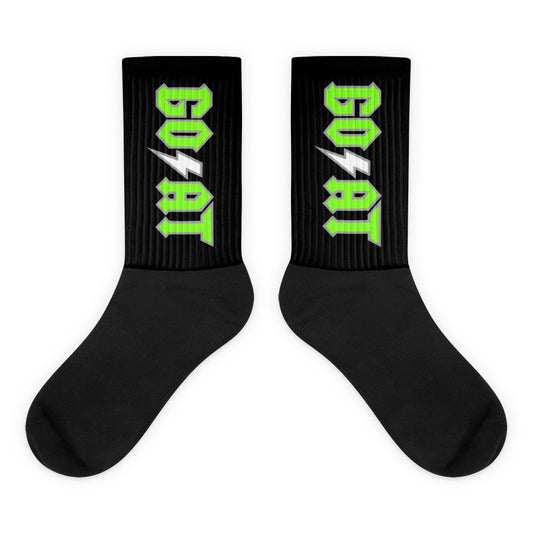 electric green jordan 6 socks