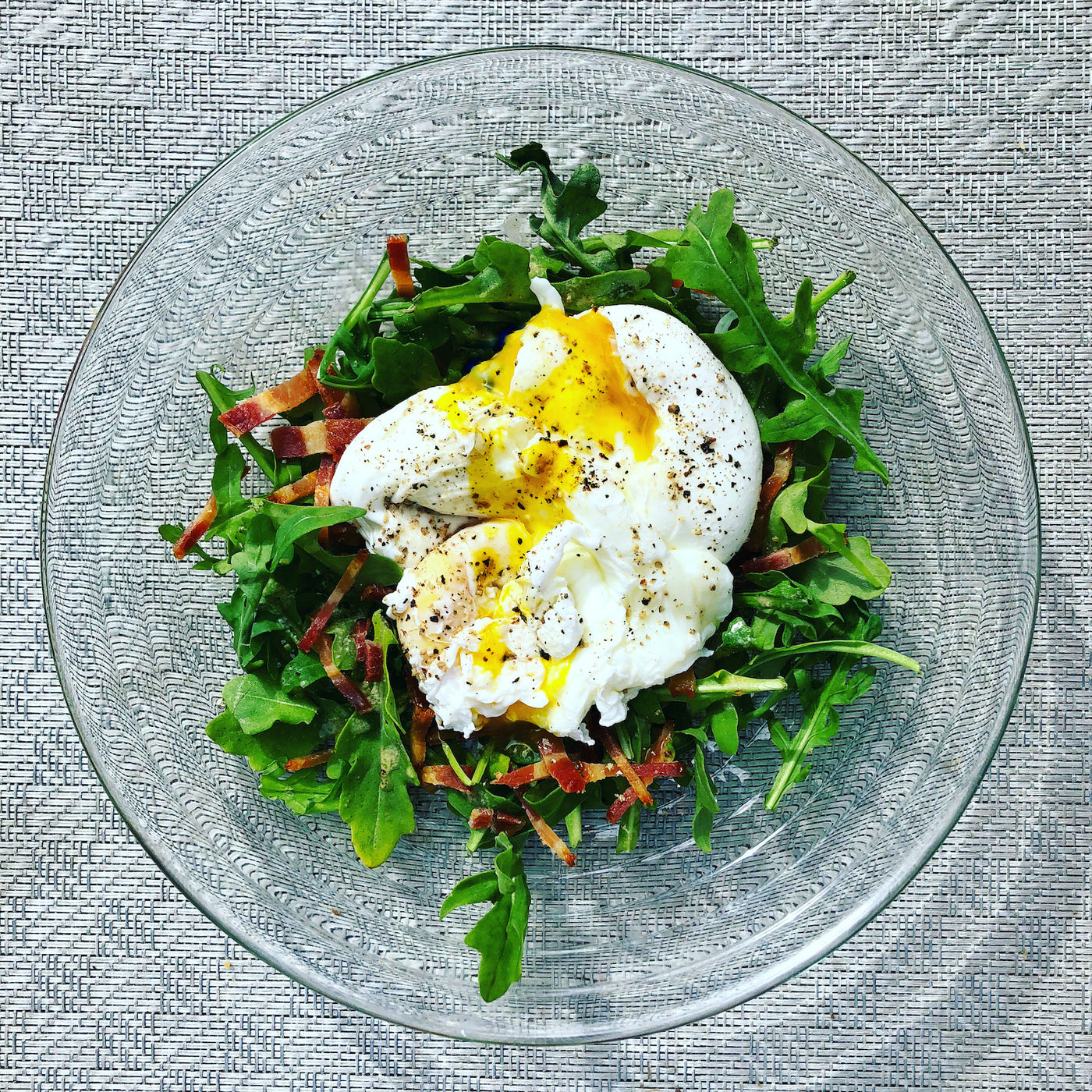 Eggy Arugula Salad